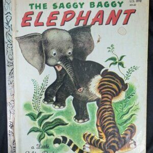 Little Golden Book "The Saggy Baggy Elephant"